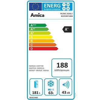 Amica KGCR387100B spotřeba energie