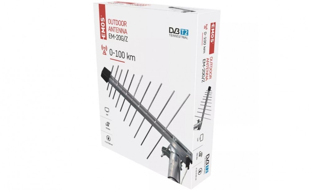 Profesionální aktivní logaritmická anténa EMOS BEN-20G