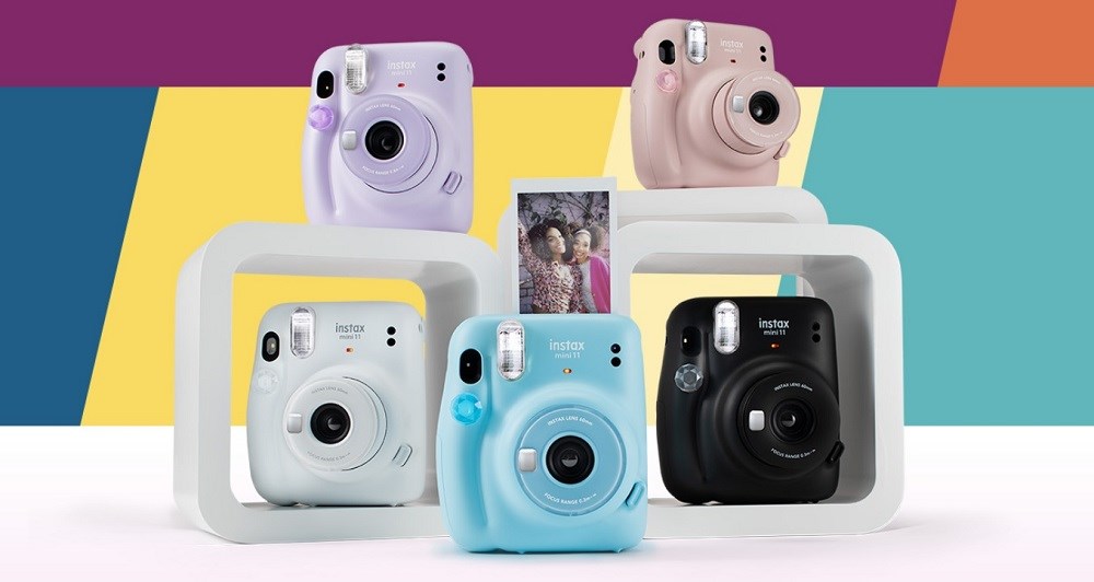 Instantní fotoaparát FujiFilm Instax Mini 11 s režimem automatického nastavení expozice