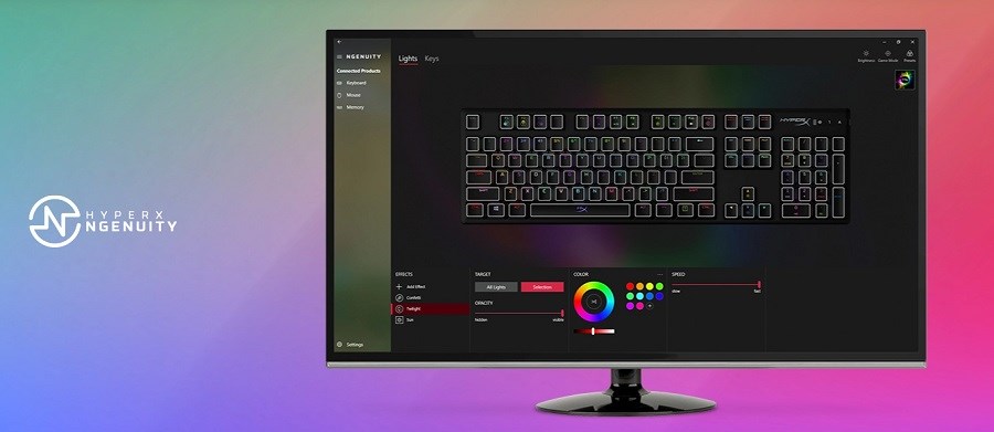HyperX Alloy Origins Red software