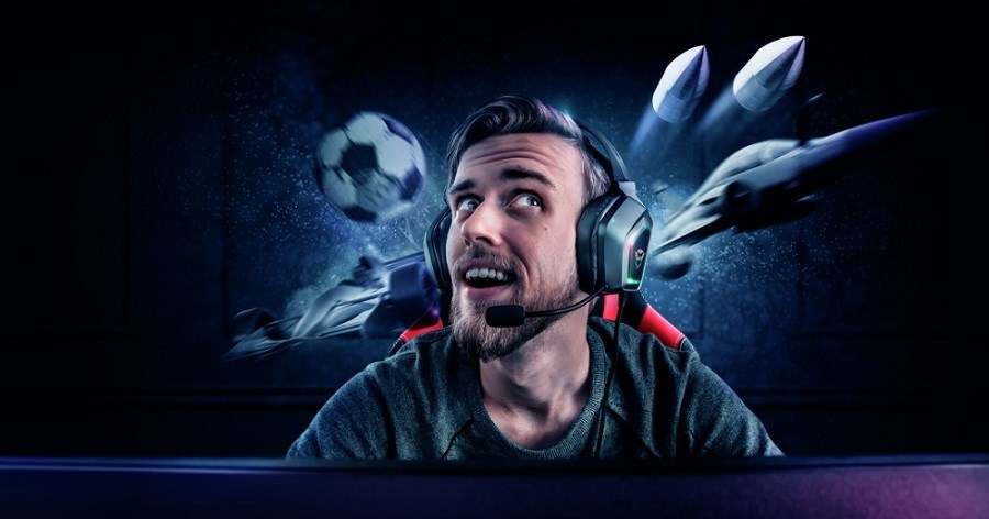 Headset Trust GXT 450 Blizz RGB 7.1 Surround Gaming