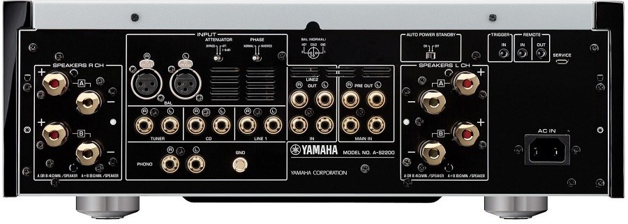 Yamaha A-S2200 výstupy na reproduktory