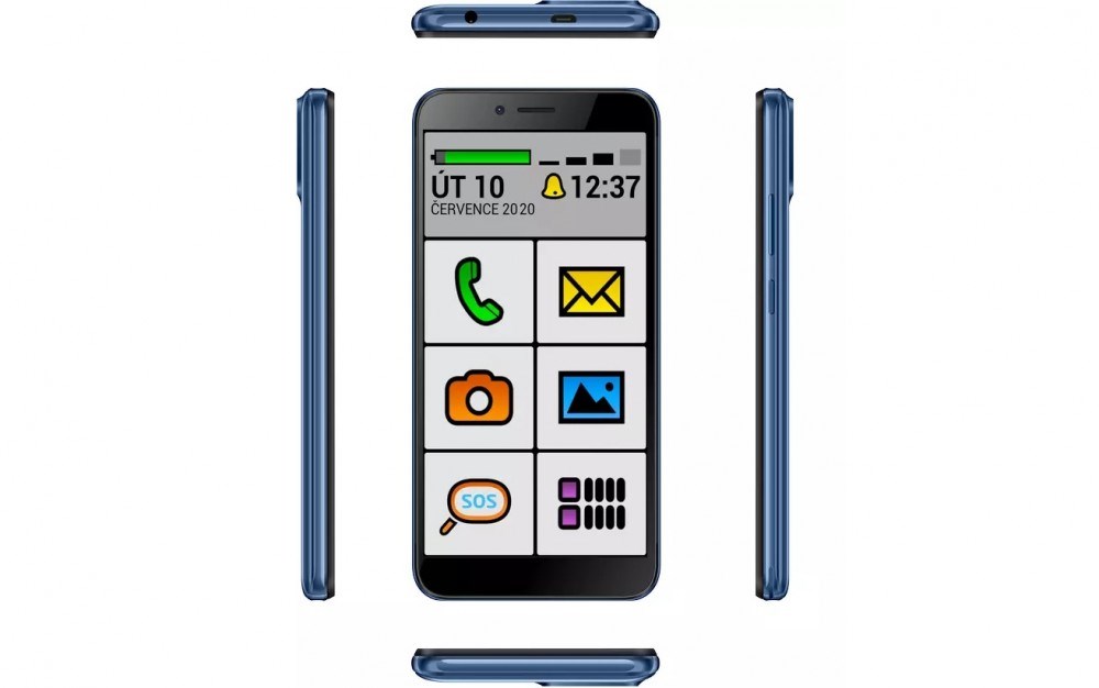 Chytrý mobilný telefón Aligator S5550 Senior