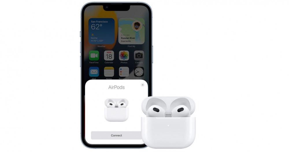 Apple AirPods 3. generace univerzální tvar