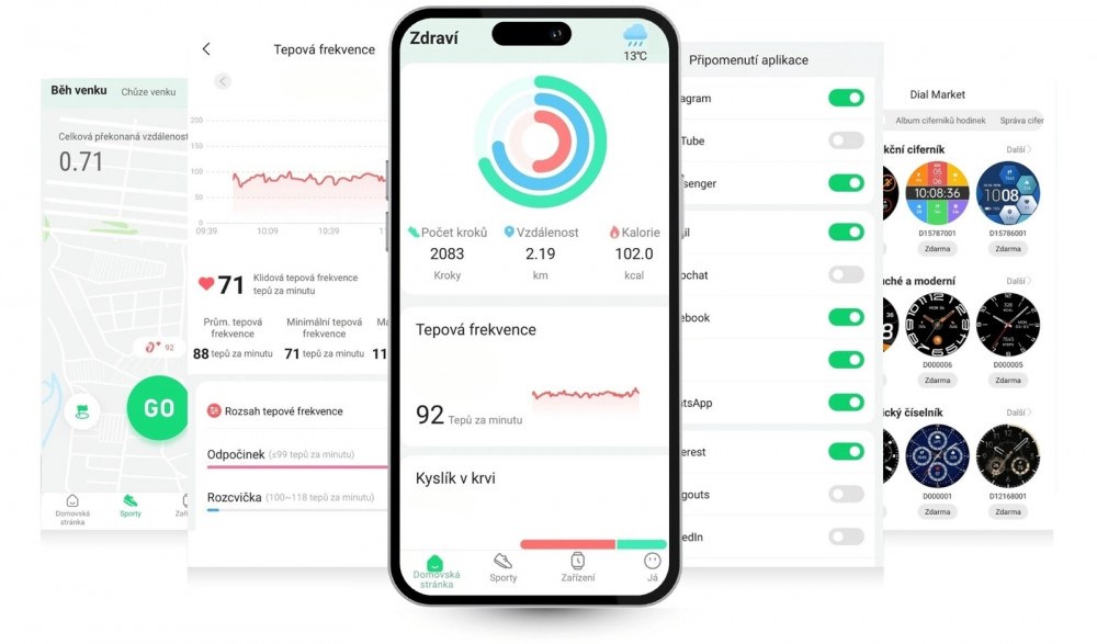 ARMODD Prime 3 GPS sledování aktivity