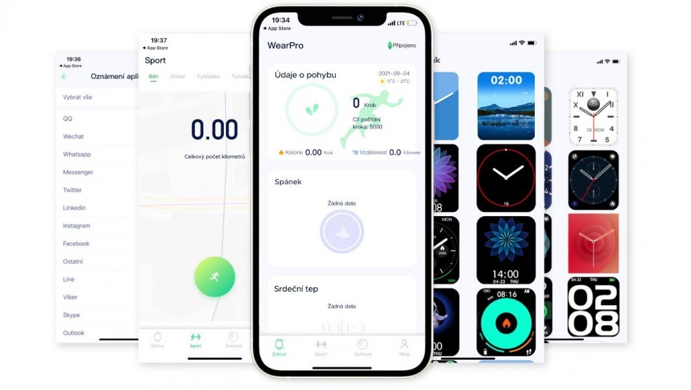 Armodd Squarz 11 Pro sportovní režimy