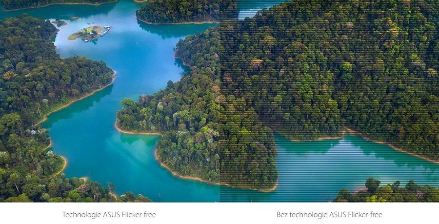 ASUS VP32UQ filtr modrého světla