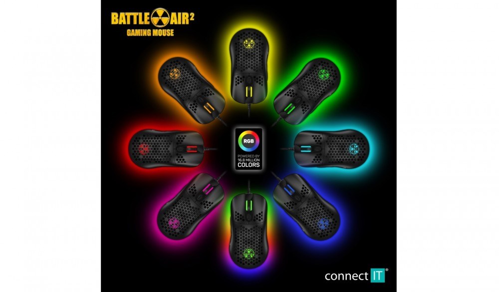 Connect IT Battle Air 2 RGB podsvícení