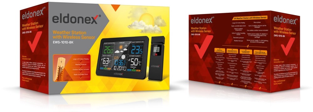 Eldonex EWS-1010-BK bezdrátový venkovní senzor