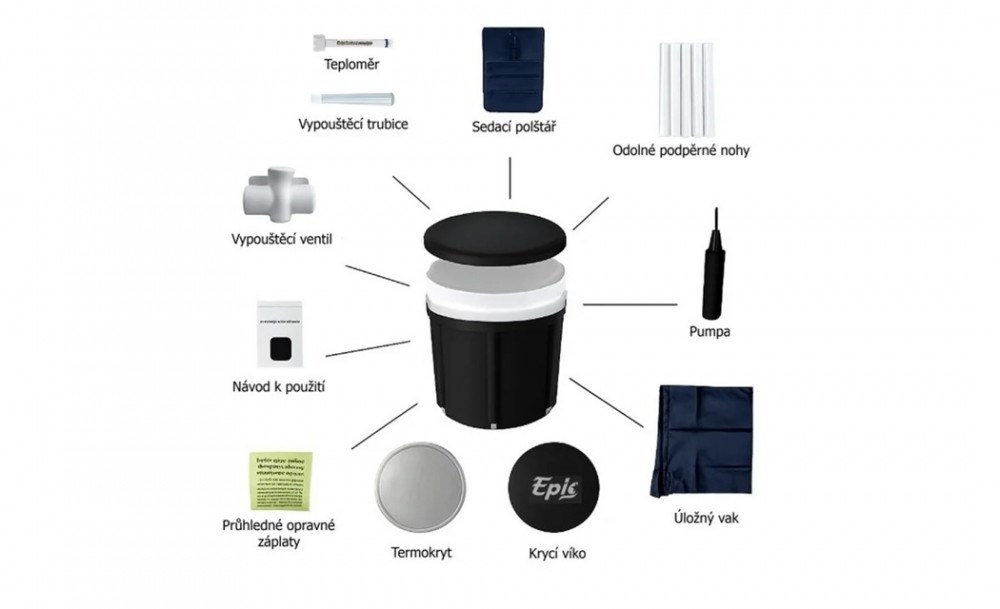 Otužovací sud Epicstar příslušenství