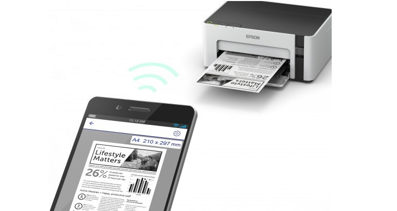 Epson EcoTank M1120 mobilní tisk