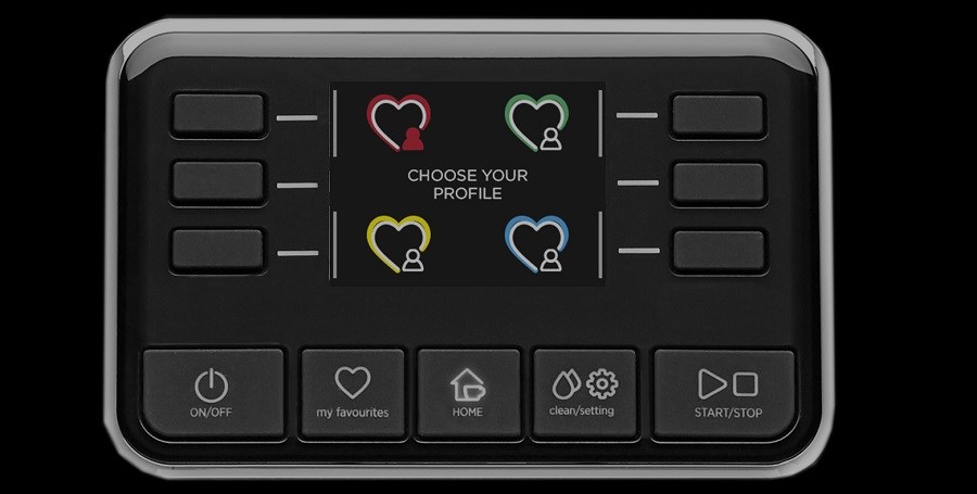 Gaggia Cadorna Prestige ovládání