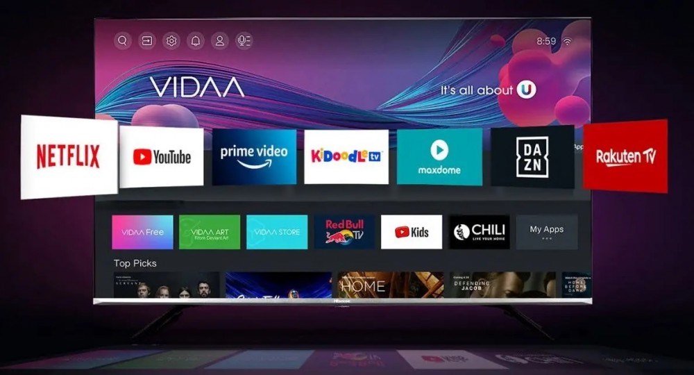 Hisense 50E77HQ hlasové ovládání