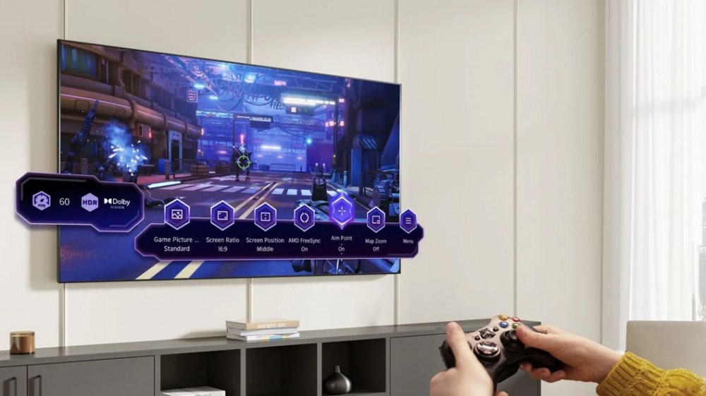 Hisense 58E7Q herní funkce