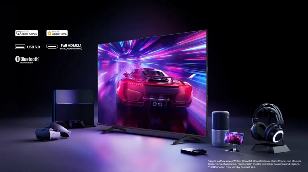 Hisense 43E7Q PRO připojení