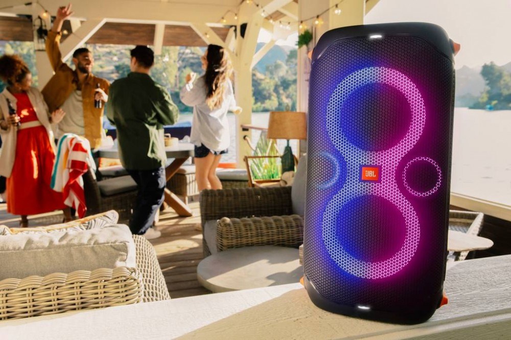 JBL PartyBox 110 vstup mikrofon/kytara