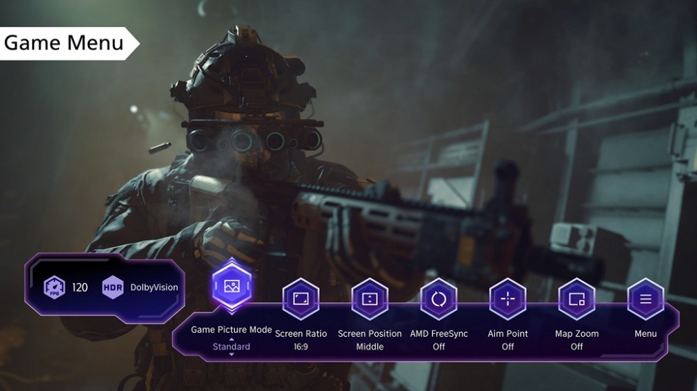 JVC LT-65VDQ9435 herní funkce