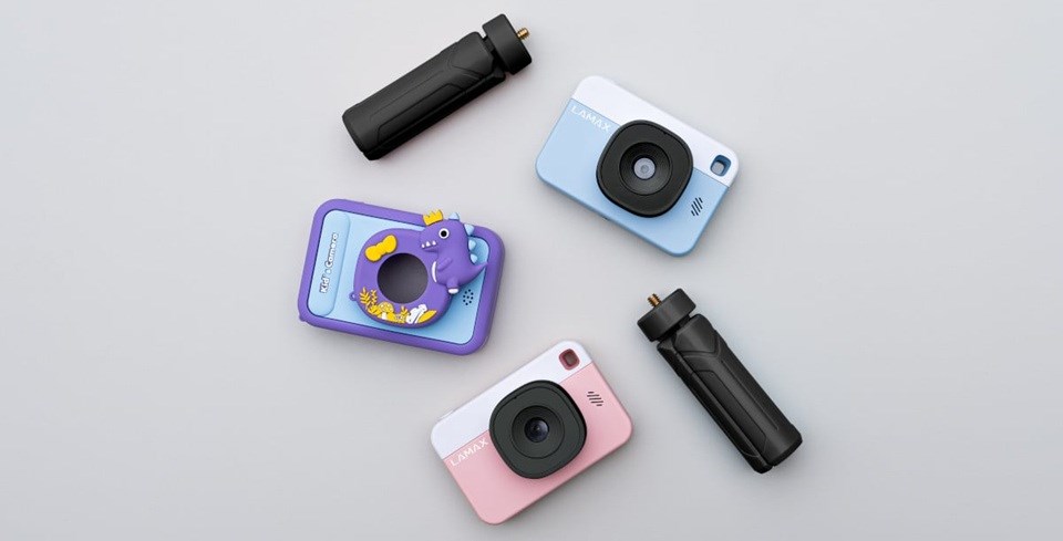 Lamax PixelKid1 tripod a pouzdro