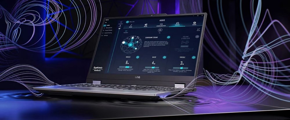 Lenovo LOQ 15IAX9I zvuk