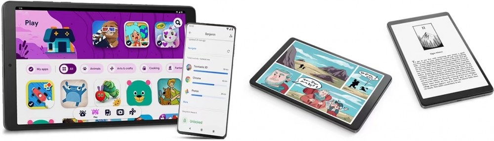 Lenovo Tab M8 pro děti