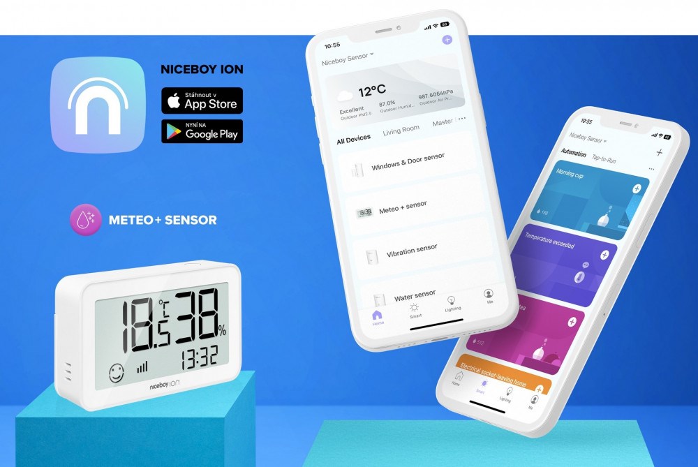Niceboy ION ORBIS Meteo+ Sensor chytré scénáře