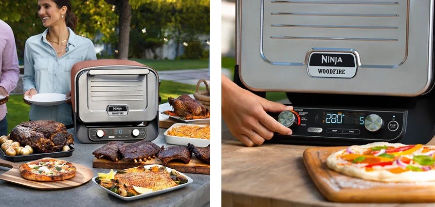 Ninja OO101EU Woodfire funkce