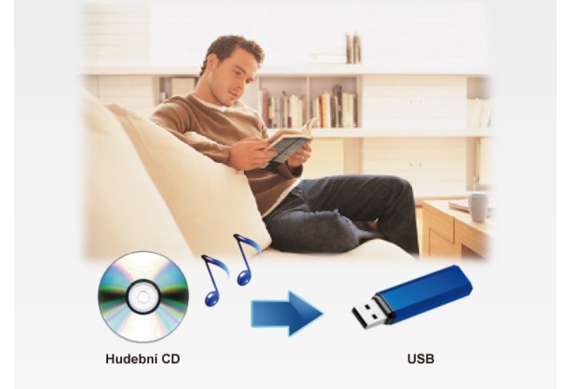 Panasonic DVD-S500EP-K převod hudby z CD na USB
