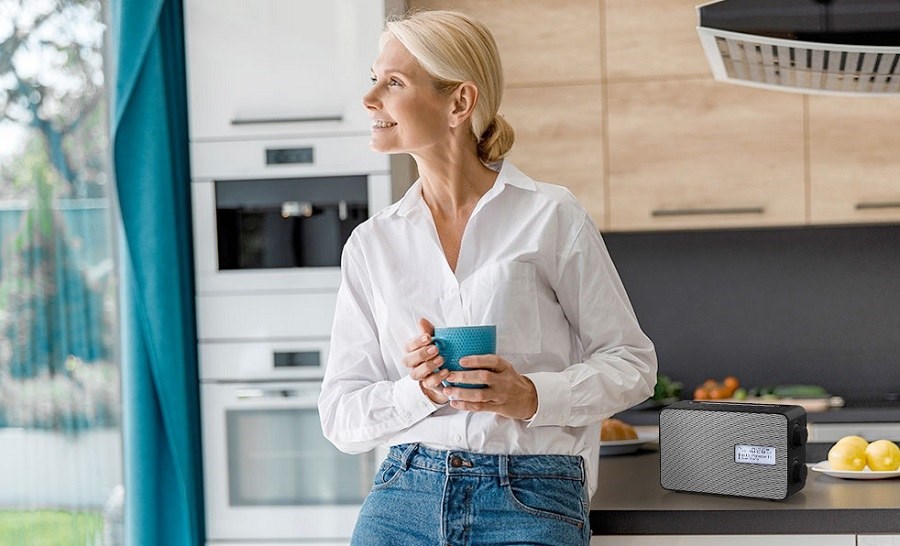 Panasonic RF-D30BTEG režim Clear