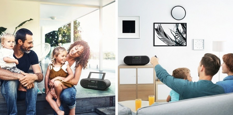 Panasonic RX-D552E-K budík