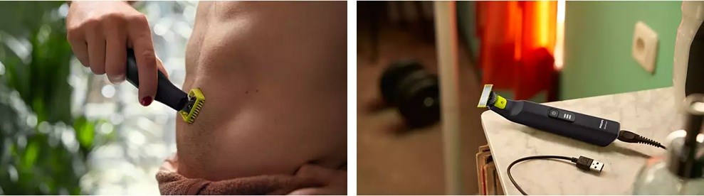 Philips OneBlade Pro 360 Face + Body (QP6542/15) technologie holení