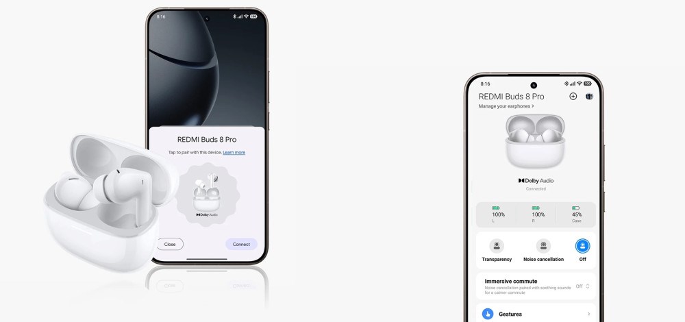 REDMI Buds 8 Pro párování