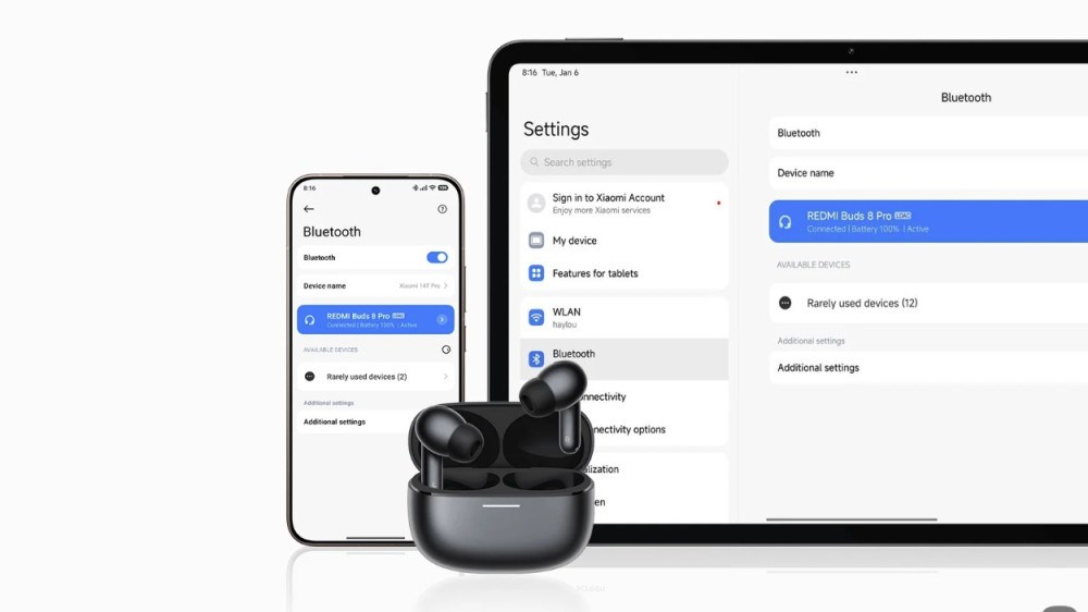 REDMI Buds 8 Pro párování