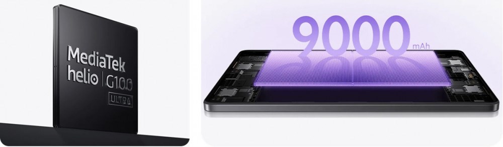 Redmi Pad 2 baterie a procesor