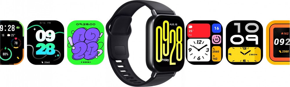Redmi Watch 5 Active vzhledy ciferníku