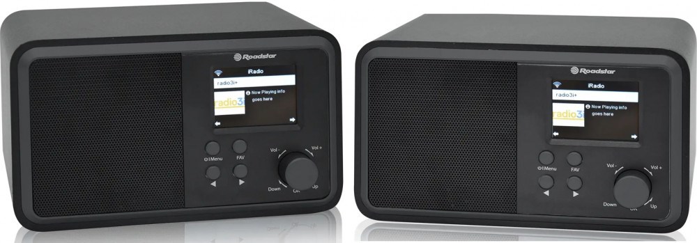 Roadstar IR-390D+BT/BK displej