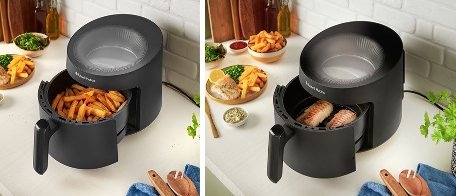 Russell Hobbs Satisfry Panoramic Black přednastavené funkce