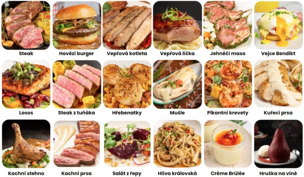 Salente Chefmax 18 přednastavených receptů