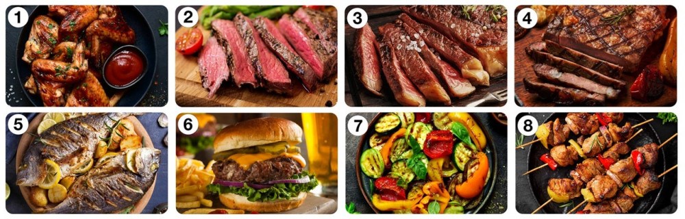 Salente FlamePro automatické programy grilu