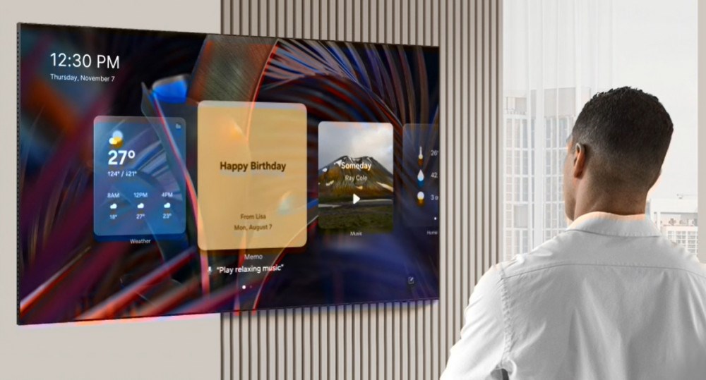 Samsung OLED S90F 4K Vision AI Smart TV elegantní design