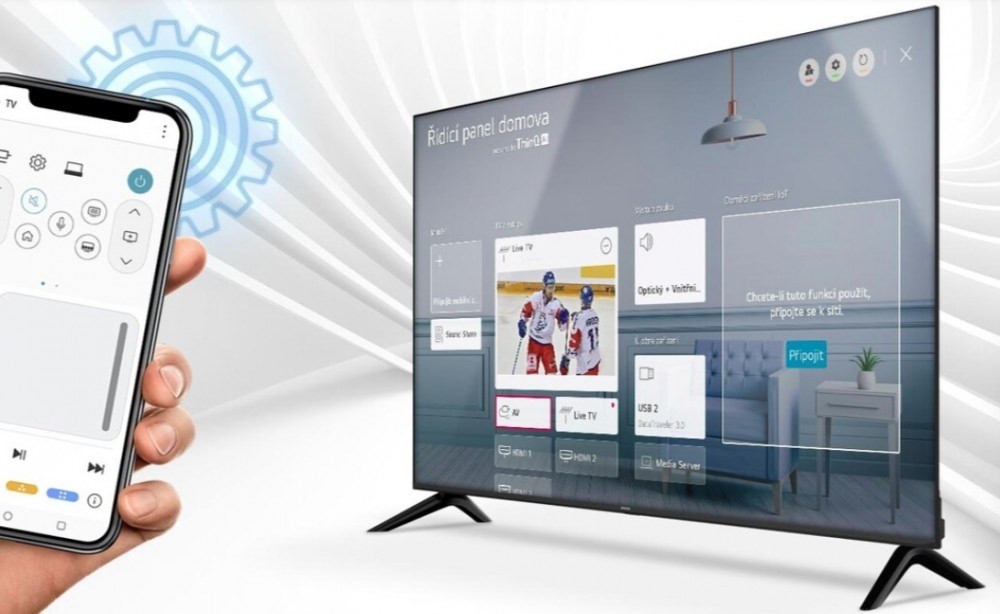 Sencor SLE 43US801TCSB hlasové ovládání