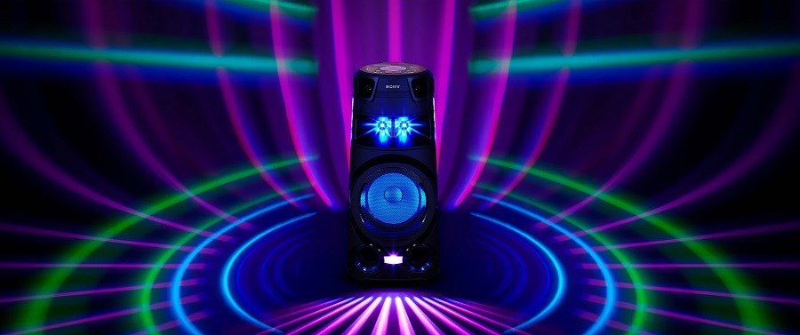 Sony MHC-V73D světelné efekty