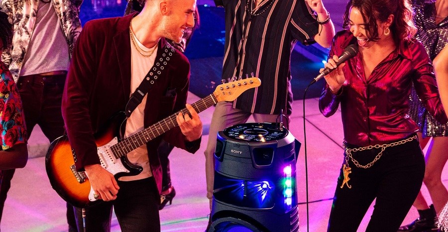 Sony MHC-V73D výstupy pro mikrofon