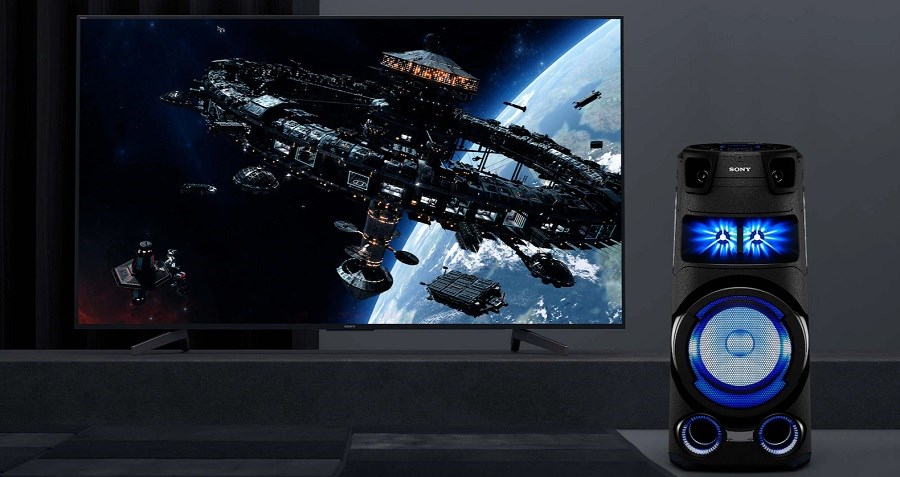 Sony MHC-V73D HDMI a DVD přehrávač