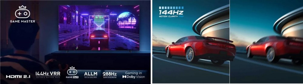 TCL QD-Mini LED Q6C herní funkce