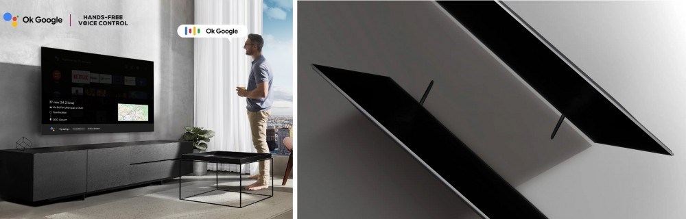 TCL 85P735 hlasové ovládání