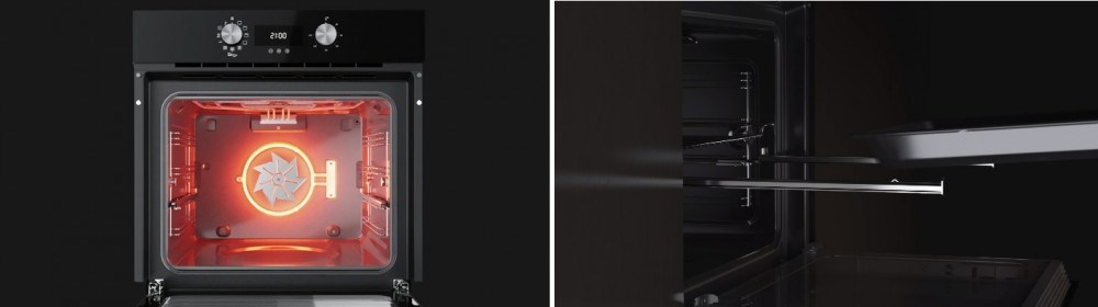 Teka HLB 8600 BK teleskopické výsuvy