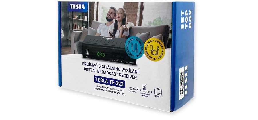 Tesla TE-323 obsah balení