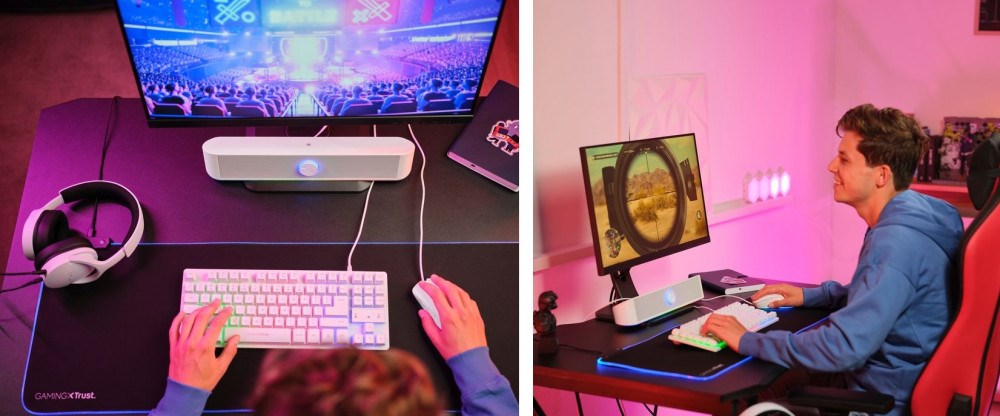 Trust GXT 619W Thorne RGB Illuminated Soundbar výkon