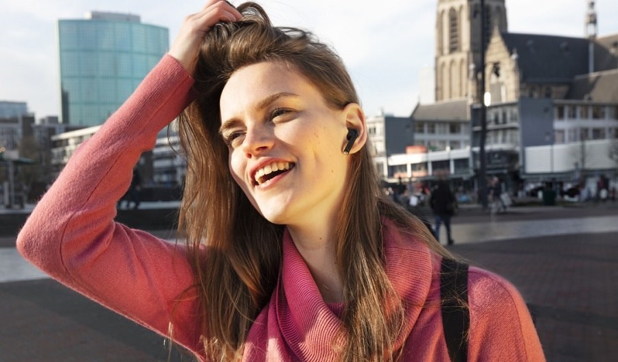 Trust Nika Touch Bluetooth Wireless Earphones nabíjecí pouzdro