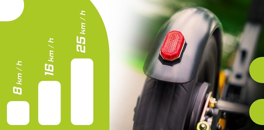 UGO Squbby UEH-1625 rychlostní stupně